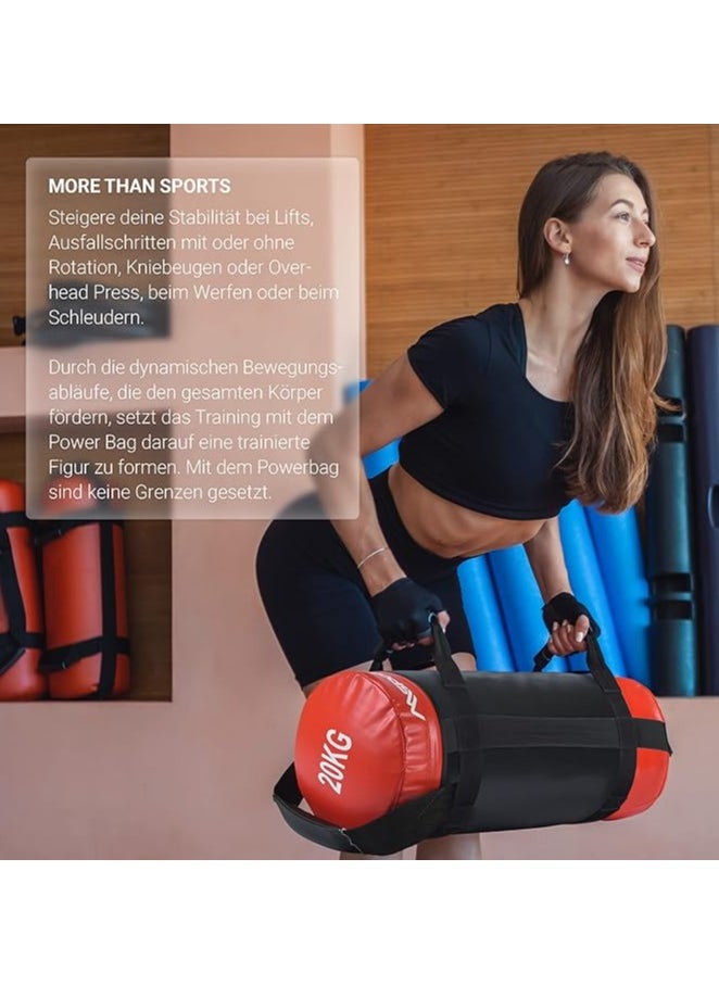 null - حقيبة اللياقة البدنية MSPORTS Power Bag Premium 5-30 كجم - حقيبة رمل لحقيبة وزن اللياقة البدنية الوظيفية - Image 1