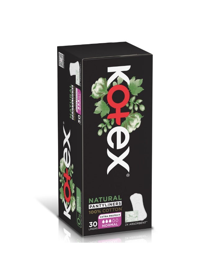 كوتكس فوط مسطحة عادية غير معطرة 30 قطعة - Image 1