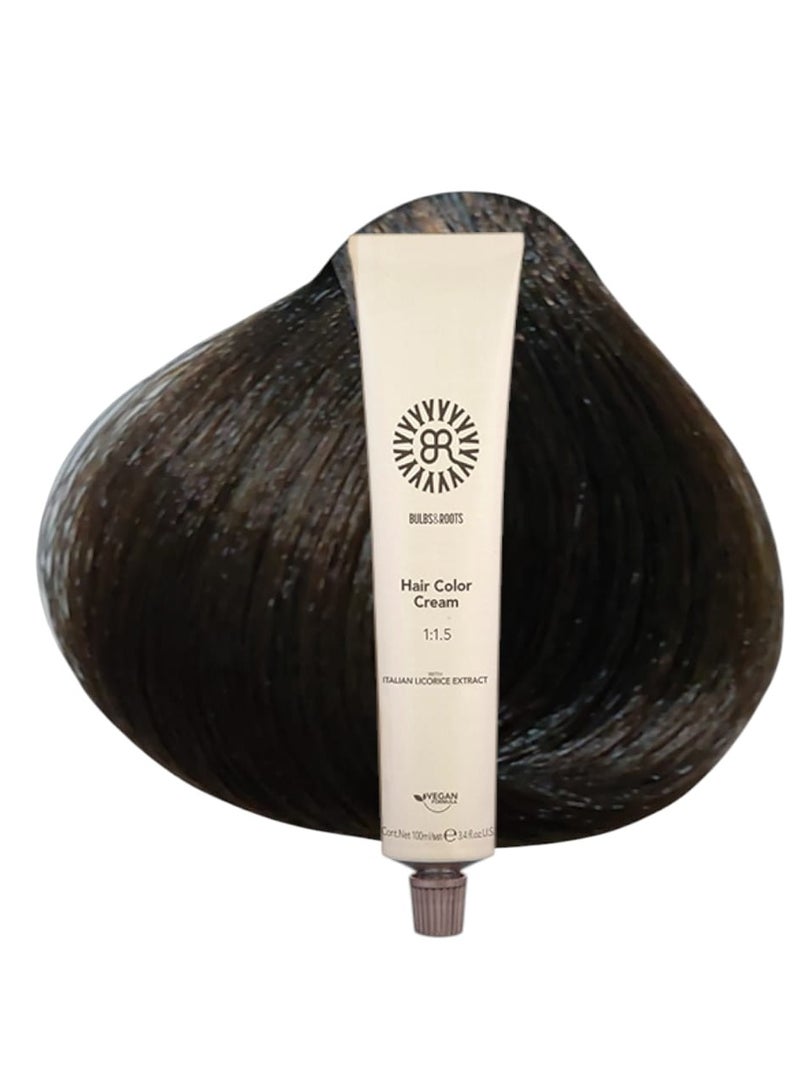 بي ار صبغه BR الايطاليه نباتيه 100%  للتلوين الشعر رقم  5.1   100 ملليلتر - Image 1