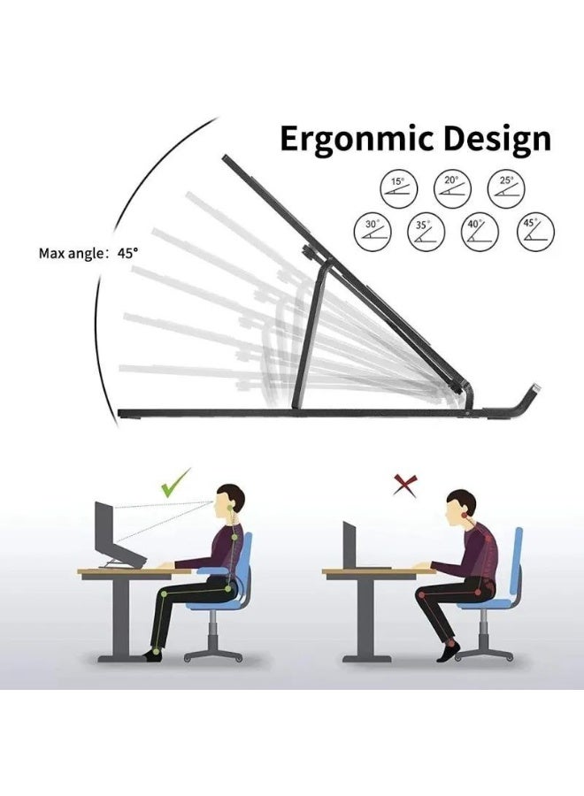Laptop and Tablet Stand with 7 Adjustable Levels - Image 1