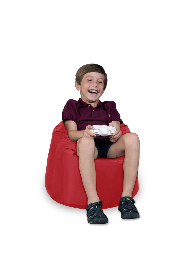 ANDERSON ANDERSON Ultra Soft Small Luxury Waterproof Bean Bag Chair Filling with Beans Highly Comfortabl Suitable For Kids Red Colour  - Image 1