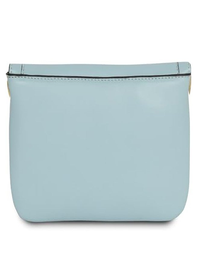 Fastrack Women's & Girl's Solid Wallet with Detachable Sling Strap | Made of PU Material,Blue - Image 4