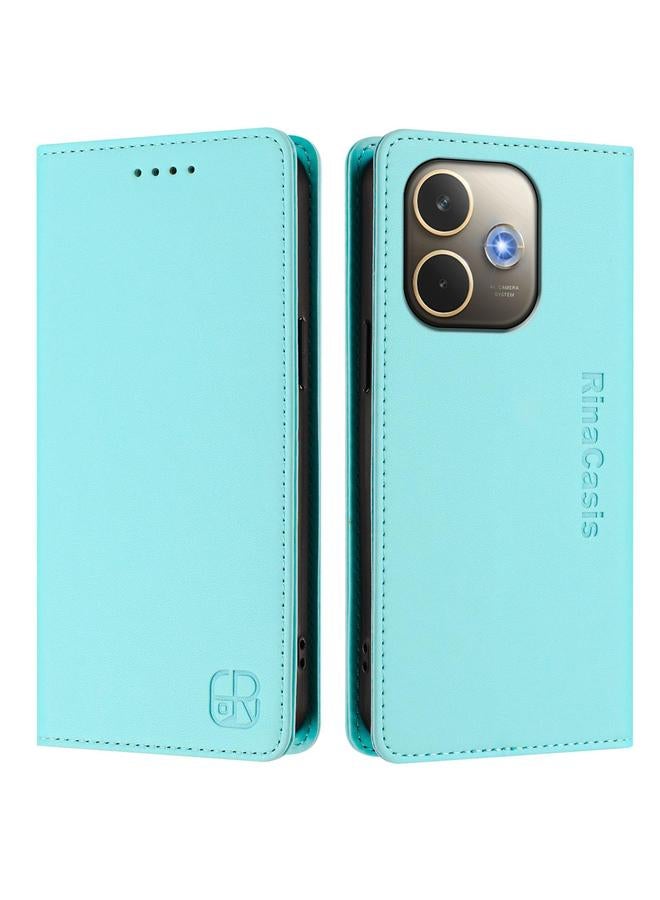 S-TOP Case For OPPO A5 Pro 5G Global RC01 Dual-Folded Magnetic Suction RFID Leather Phone Case - Image 2