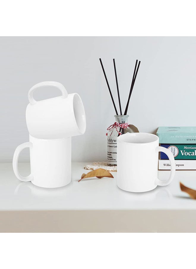 AKDC - Signzworld Sublimation Mugs 11Oz Blank Plain White Large Handle Coffee Mug With Gift Boxes (Pack Of 48) - Image 1