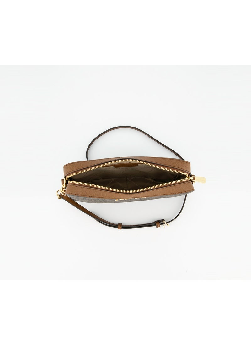 Michael Kors Womens Jet Set Item Large Cossbody, Brown  - Image 3