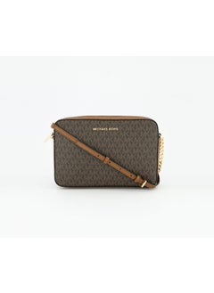 Michael Kors Womens Jet Set Item Large Cossbody, Brown  - Image 1