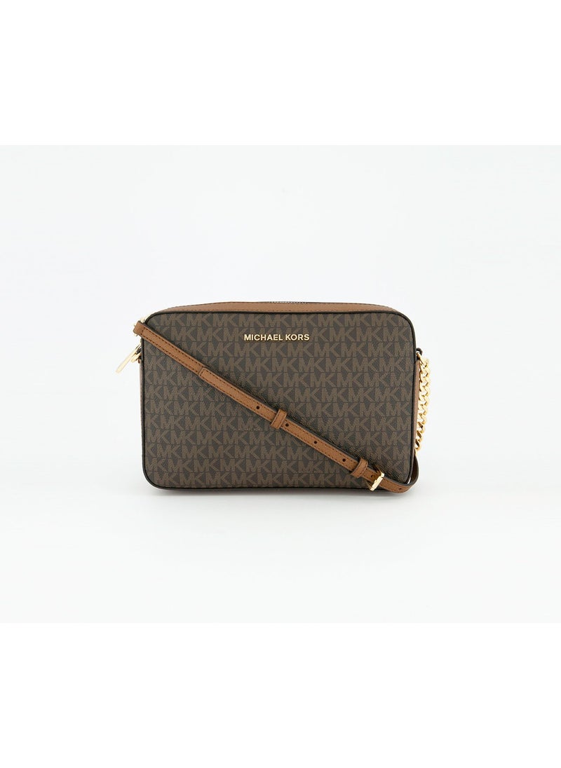 Michael Kors Womens Jet Set Item Large Cossbody, Brown  - Image 1