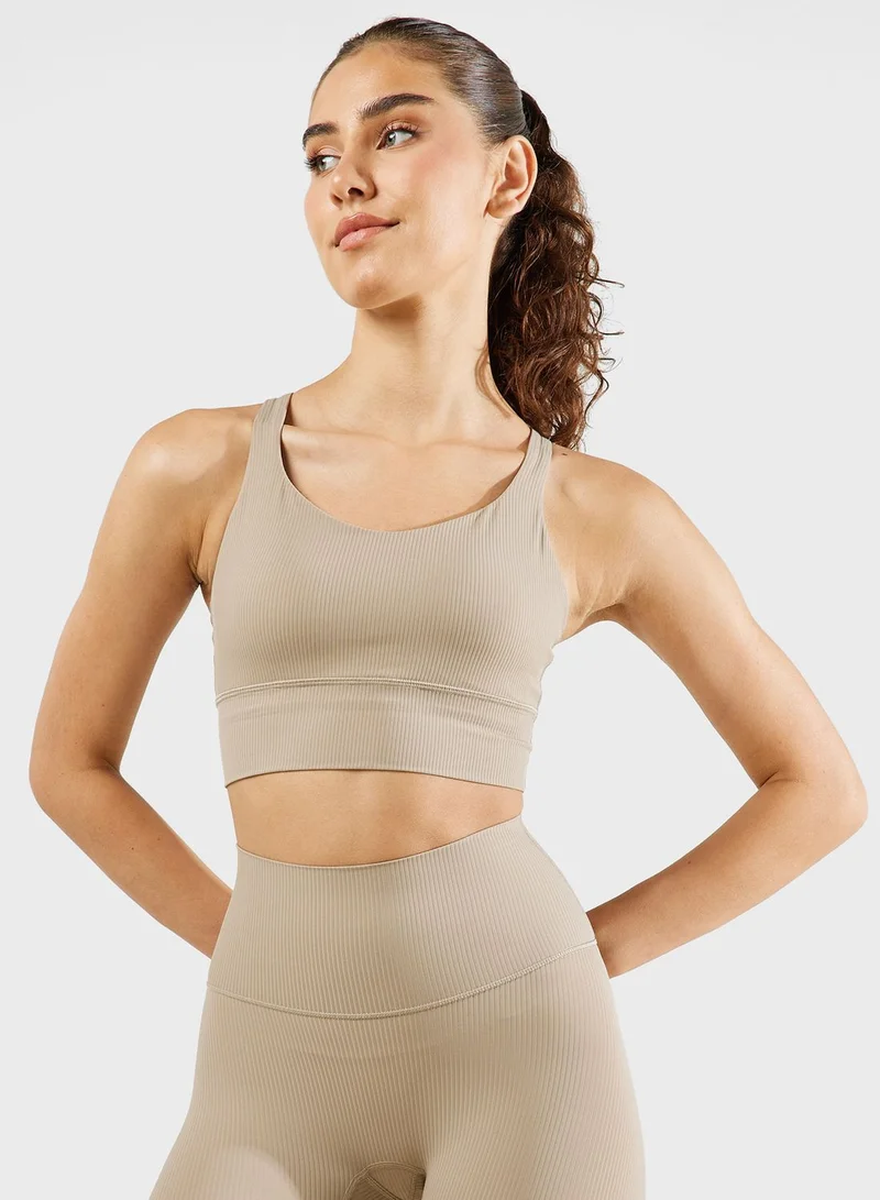 FRWD Back Cutout Sports Bra And Leggings Set