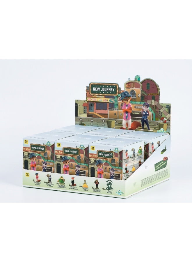 MINISO TOP TOY x Disney Zootopia New City Tour 2.0 Collection Collectible Figure Blind Box, Full Display Set of 6 Sealed Mystery Boxes, Character Collectible for Display and Gifting - Image 4