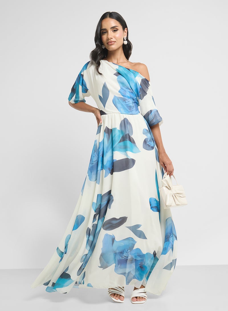 Ginger Floral Print Dress - Image 4