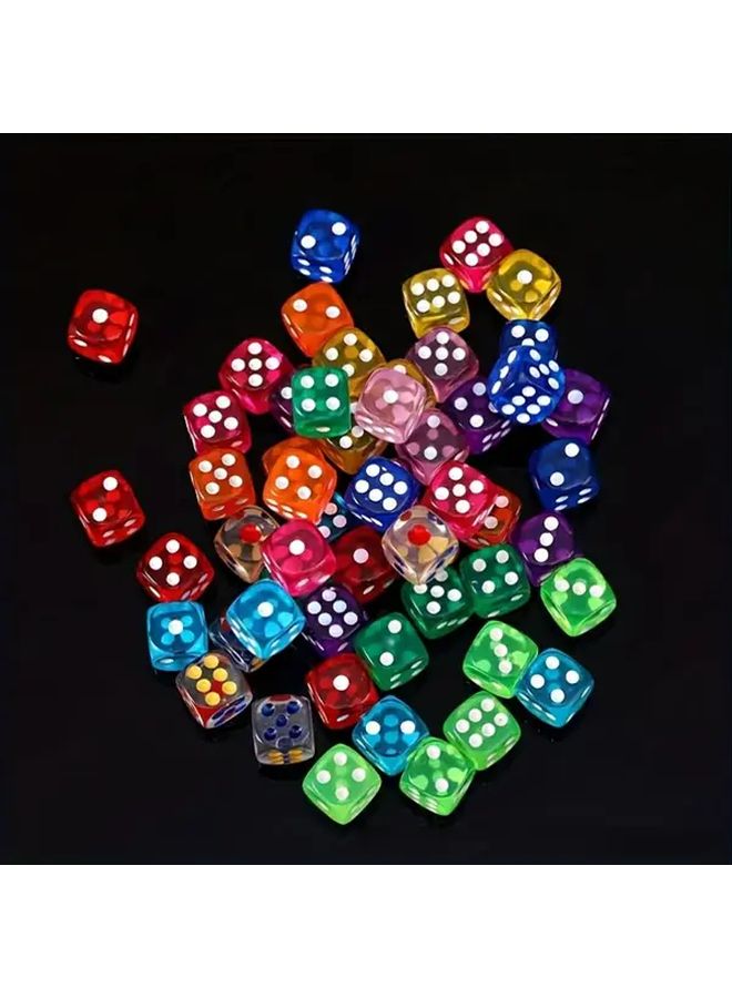 Set Of 9 Colorful Dice For Math Games And Educational Activities - Image 4
