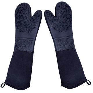 DoMii Extra Long Silicone Oven Mitts Heavy Duty Commercial Grade Oven Mitts Heat Resistant BBQ Gloves with Quilted Cotton Lining 2 Pack - pzsku/Z90AE4D878A0CF6EAD25DZ/45/1750417498/298e35e7-2b7c-406f-932a-b03efce76859