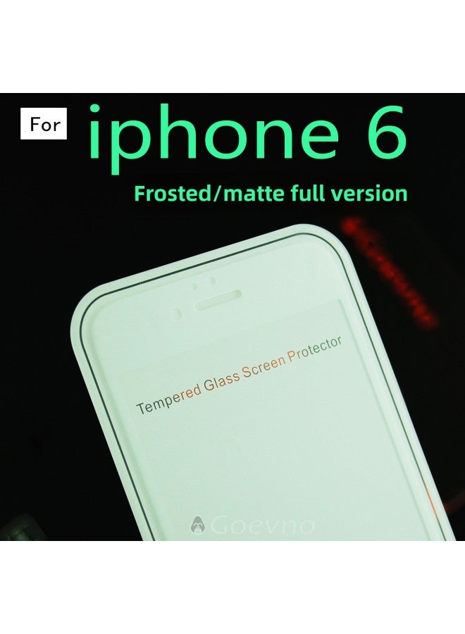 Suitable For Iphone6 Frosted Matte Full-screen Full-print Tempered Glass Film Full-screen Foggy Version Steel Patch-Color:0.33mm Curved Edge With Packaging-Size:For Iphone 6+ Frosted Matte Black
