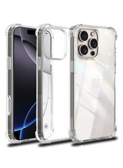 Houmt iPhone 15 Pro Case Flexible TPU Anti-Yellow Transparent Back Cover with Reinforced Bumper Corners Protective Case Cover for iPhone 15 Pro 6.1 inch  - Image 1