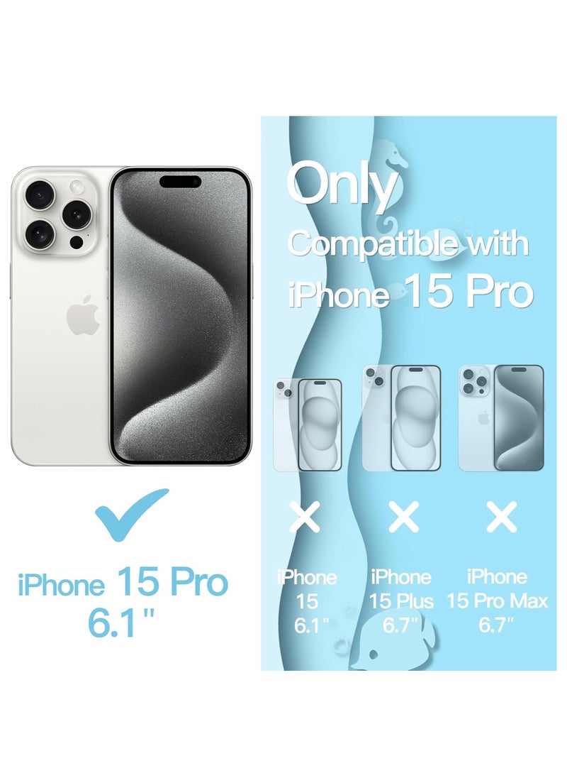 Houmt iPhone 15 Pro Case Flexible TPU Anti-Yellow Transparent Back Cover with Reinforced Bumper Corners Protective Case Cover for iPhone 15 Pro 6.1 inch  - Image 2