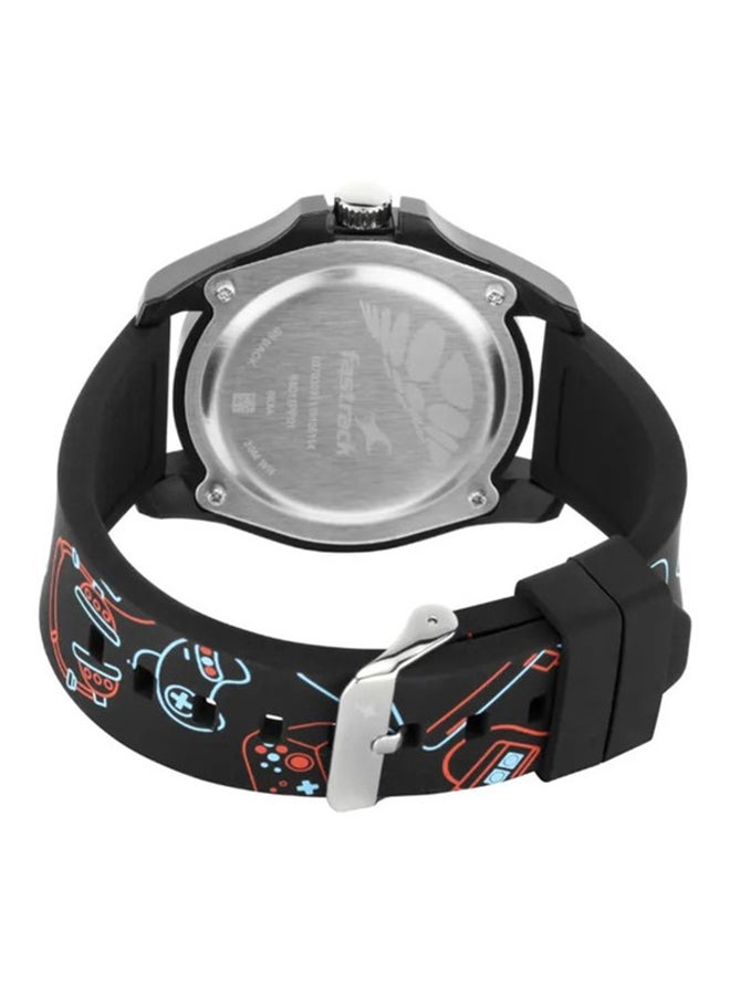 fastrack ساعة فاستراك أركيد كوارتز أنالوج بقرص أبيض وحزام سيليكون للجنسين - Image 5