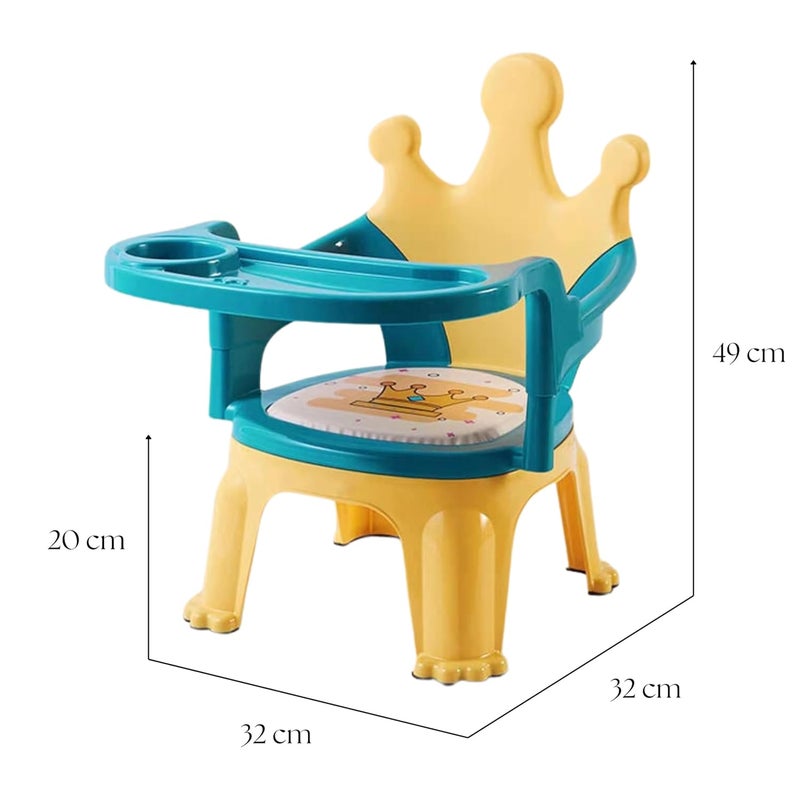OBaby Dining Table Seat Removable Tray/Adjustable/Foldable/Multifunction/Washable Baby Dining/Feeding Chair for Toddler 0 to 6 Years Baby - Image 3