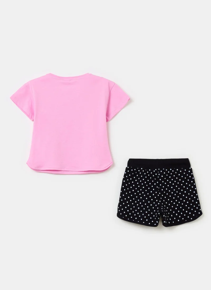 Ovs Jogging Set With Minnie Mouse Print