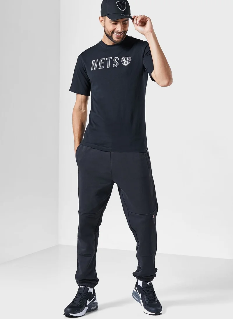 Nba  Brooklyn Nets Logo T-Shirt for Men | Best Price UAE