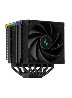 DEEPCOOL AK620 Digital Zero Dark Performance CPU Cooler with Real-Time Status Display, Dual Tower Design, 6 Heat Pipes, 2 x 120mm PWM Fans, ARGB Lighting, Compatible with Intel & AMD, 1850 RPM, 28 dBA Noise Level, USB 2.0 Header, Black | R-AK620-BKADMN-G  - Image 2