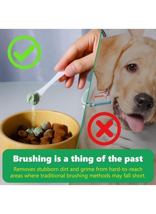 Alivo Teeth Cleaning Powder For Dogs, Dental Powder For Dogs  Dog Breath Freshener Powder With Probiotics For Bad Breath, Plaque, Tartar Remover  Dental Care Supplies For Small, Medium, Large Dogs  80G  - Image 5
