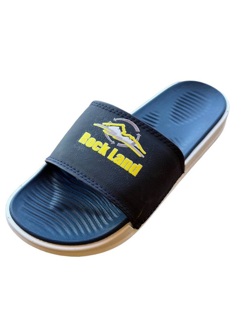 Men's slippers, navy blue, size 42 - Image 2