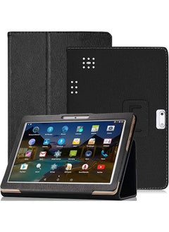 10.1 Inch Android Tablet Case Pu Leather Folio Cover Compatible With Yellyouth 10.1 Yuntab 10.1 (K107 K17) Plum 10 Lectrus 10 Victbing 10 Hoozo 10 Wecool 10.1 Kubi 10.1 Winsing Lllccorp 10
