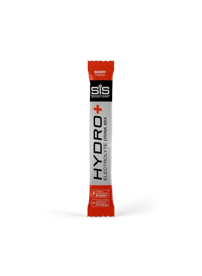 SIS HYDRO+ Electrolyte Drink Mix, BERRY FLAVOUR, Vitamin C to Support Energy¹, Contains Five Key Electrolytes, Vitamin B6 & B12 to Reduce Fatigue², Sport Banned Substance Tested Every Batch, 20 Pack - Image 2
