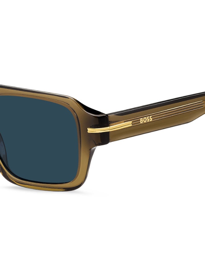 HUGO BOSS RECTANGULAR FLAT TOP HUGO BOSS SUNGLASSES FRAMES - Image 4