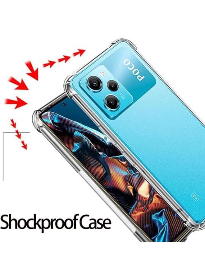 إيروريكس 1 قطعة بالإضافة إلى قطعتين متوافقتين مع جراب Xiaomi Poco X5 Pro واقي شاشة من الزجاج المقوى الشفاف غطاء ناعم من مادة TPU عالية الدقة شفاف مضاد للخدش بدون فقاعات - Image 5