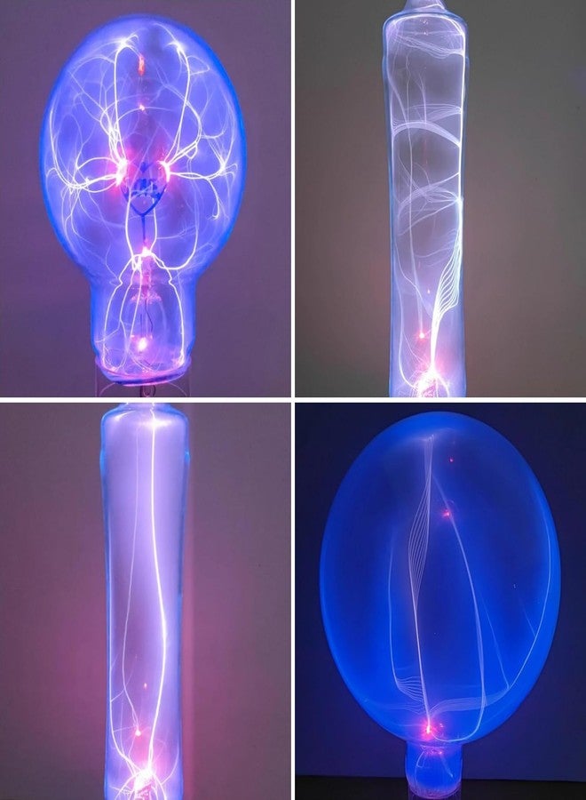 Yoqanr Music Tesla Coil Speaker,Bluetooth Mini Tesla Coil, Touchable Artificial Lightning Spark Gap Arc Generator, Wireless Transmission Experiment Model, Science Teaching Lightning Toy(White) - Image 2