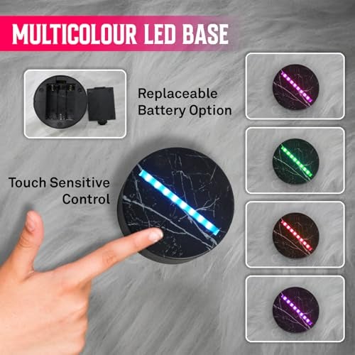 GIFTMEBAZAR 3D Illusion Anime LED Desk Table Lamp with Automatic Color Changing Light & USB Powered | Anime Lover Gift | Birthday Gift for Anime Fans | Anime Home Decor Light (DragonBallZ369 (Goku)) - Image 4