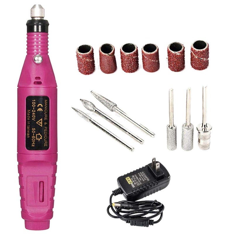 DIY Crafts Design No 4 Nail Kit Nail Art Drill Kit File Professional Electric Manicure Pedicure Drill Sander Pen Nail Art Grinder with Multi Sandi Design No 4 Nail Kit - Image 1