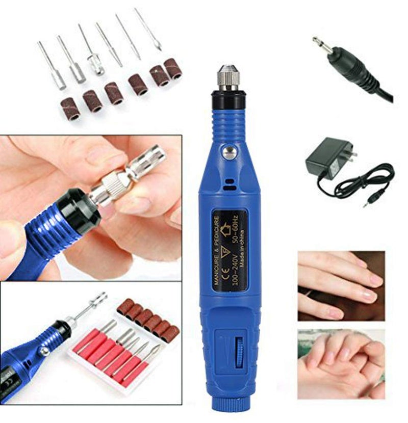 DIY Crafts Design No 4 Nail Kit Nail Art Drill Kit File Professional Electric Manicure Pedicure Drill Sander Pen Nail Art Grinder with Multi Sandi Design No 4 Nail Kit - Image 2