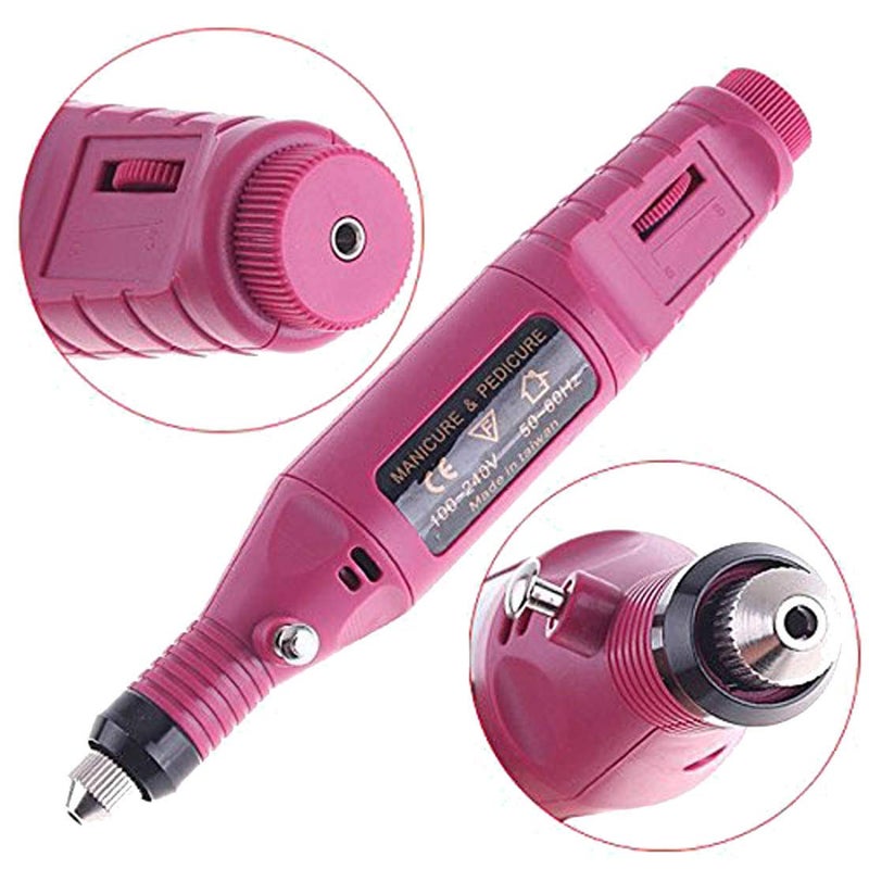 DIY Crafts Design No 4 Nail Kit Nail Art Drill Kit File Professional Electric Manicure Pedicure Drill Sander Pen Nail Art Grinder with Multi Sandi Design No 4 Nail Kit - Image 5