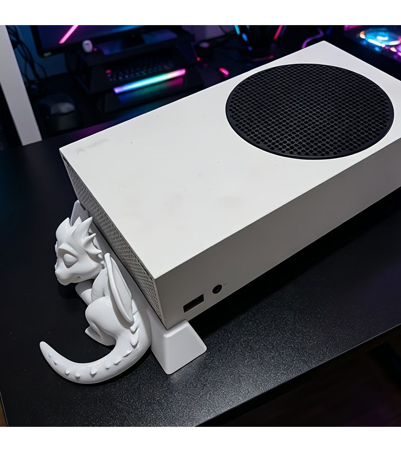 حامل تبريد أسود لجهاز Xbox Series X S، متوافق مع وضعي التشغيل الرأسي والأفقي لأجهزة XSX و XSS. - Image 4