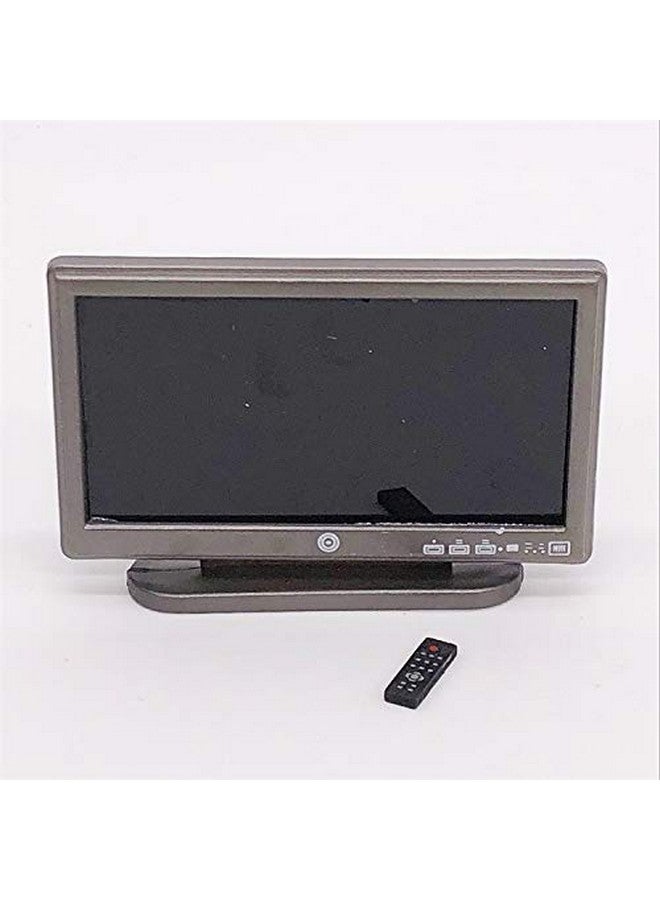 SXFSE Doll House Tv, 1:12 Scale Dollhouse Accessories Miniature Furniture Decor Model, Kids Play Toy (Tv) - Image 2