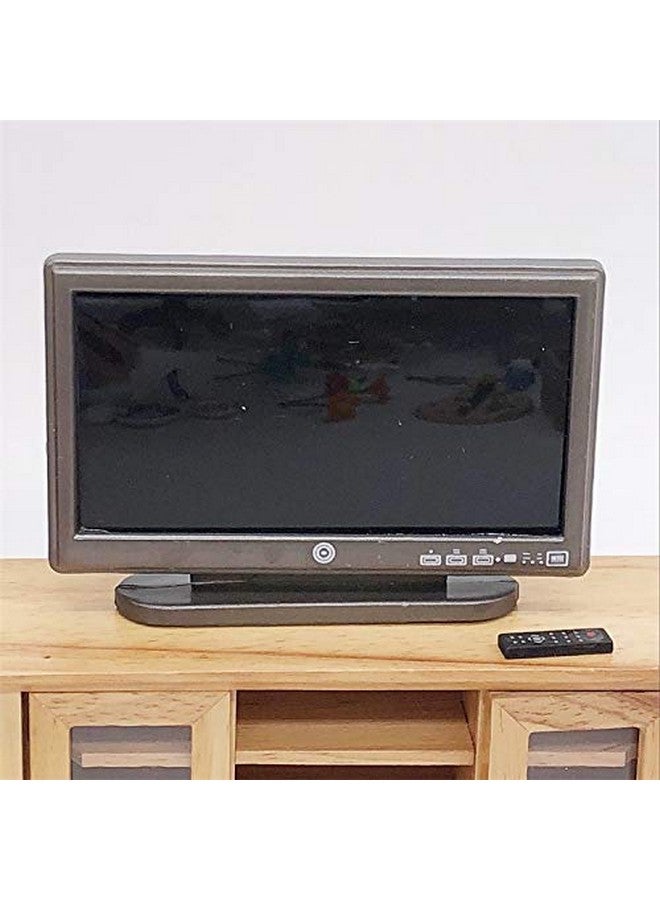 SXFSE Doll House Tv, 1:12 Scale Dollhouse Accessories Miniature Furniture Decor Model, Kids Play Toy (Tv) - Image 5