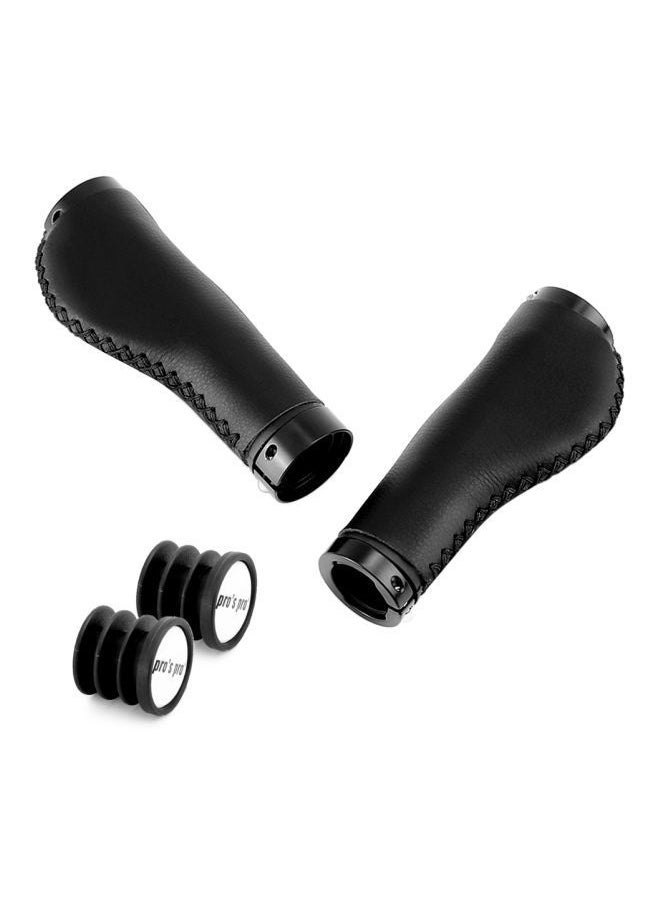 NIBEMINENT - Pair Of Bicycle Handlebar Grips With End Caps - Image 1