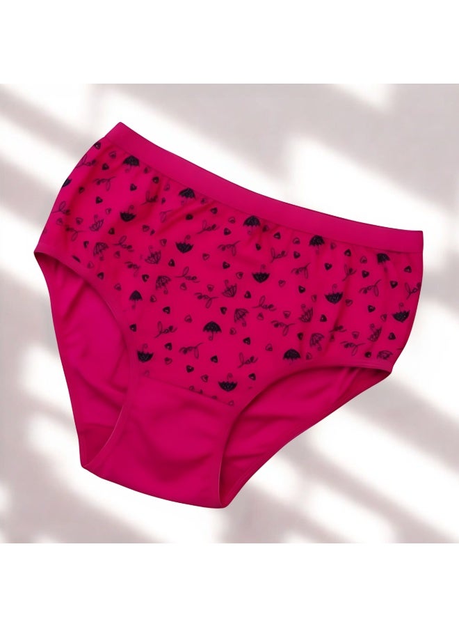 Eiffel Women’s High-Waisted Cotton Briefs - (Pack of 3 )100% Premium Syrian Cotton - Image 5