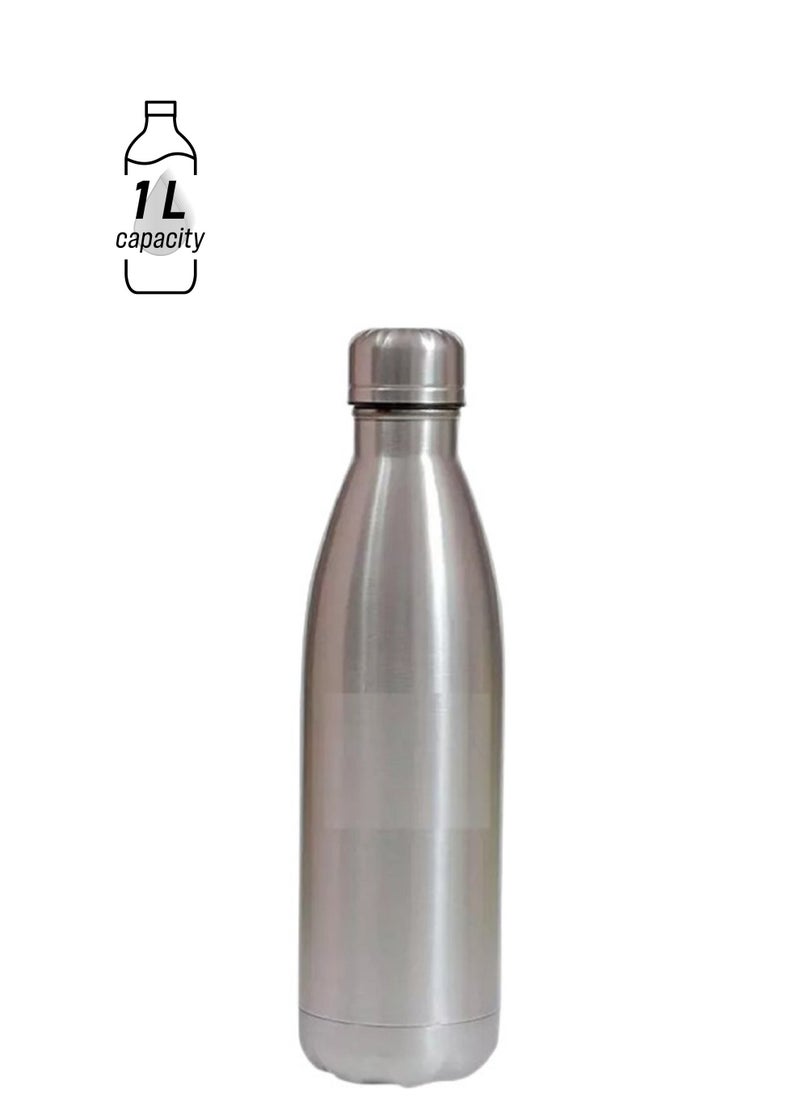 Vacuum Insulated Flask Water Bottle with Handle 24Hrs Hot and  Cool Bottle Thermos 1000 ml Flask