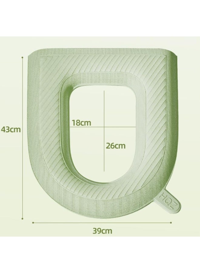 كيلا وسادة مقعد المرحاض المصنوعة من مادة EVA عالية الرغوة ومقاومة للماء، قابلة للغسل في المنزل (وردي، 43 × 39 سم) - Image 2