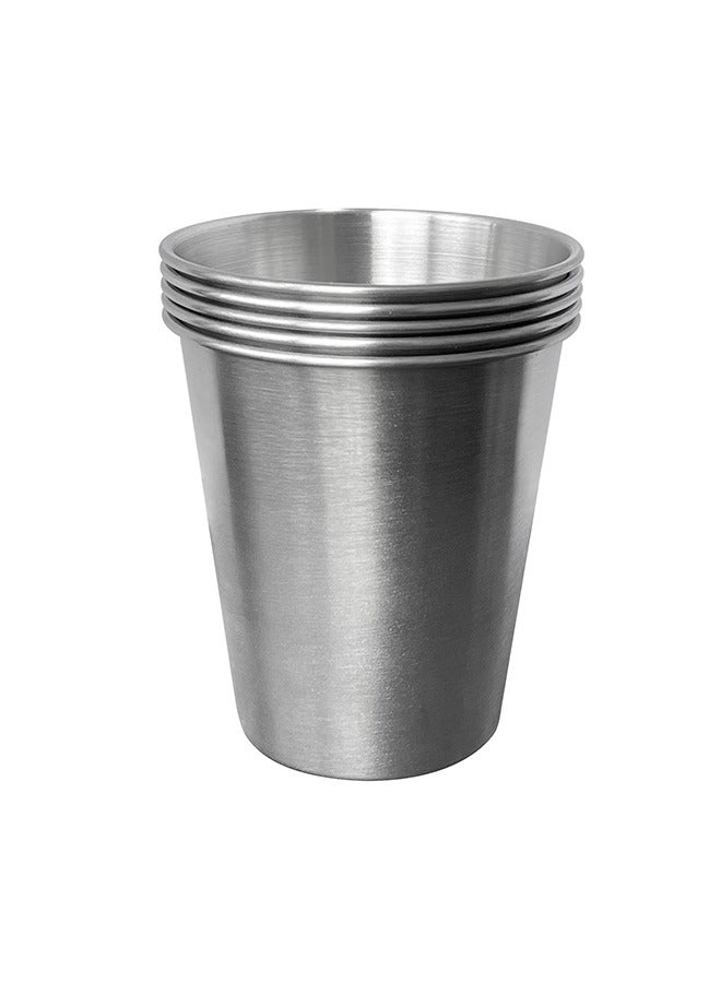 Morlife Stainless Steel Coffee Mugs 5 Pack 300ml BPA Free, Kitchen, office, Outdoor ideal for Ice Drinks/Hot Beverage - Image 1
