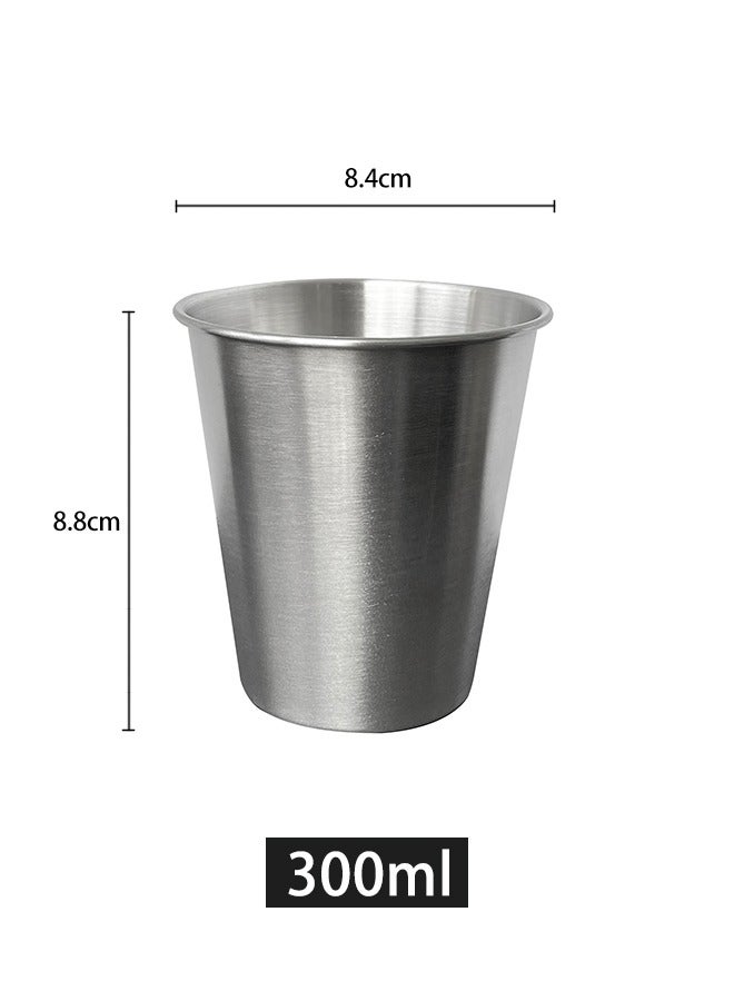 Morlife Stainless Steel Coffee Mugs 5 Pack 300ml BPA Free, Kitchen, office, Outdoor ideal for Ice Drinks/Hot Beverage - Image 5