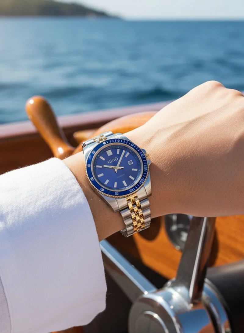 ليو جو ساعة ليو جو نسائية كاجوال بلونين أزرق