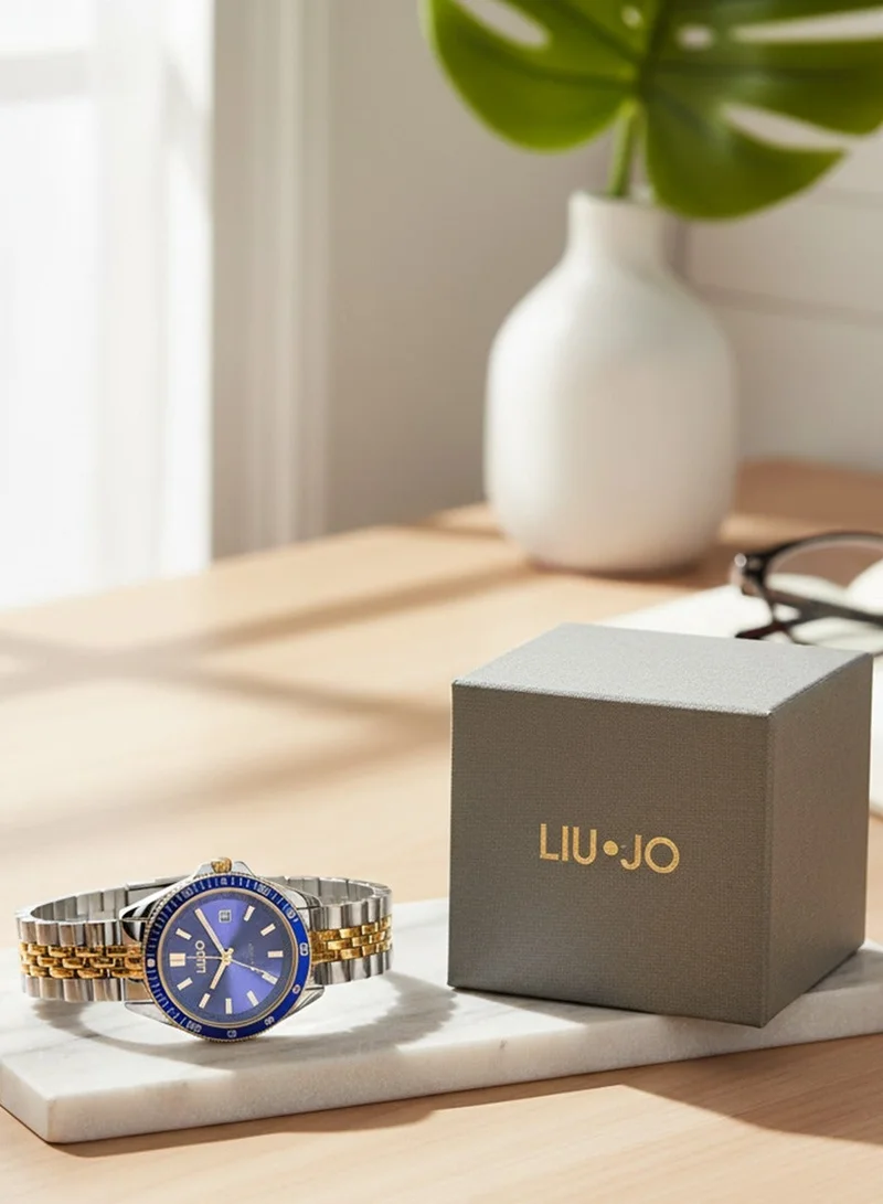 Liu Jo  Liu Jo Casual Company Lady Blue Dualtone Watch - TLJ2321 for Women | Best Price UAE