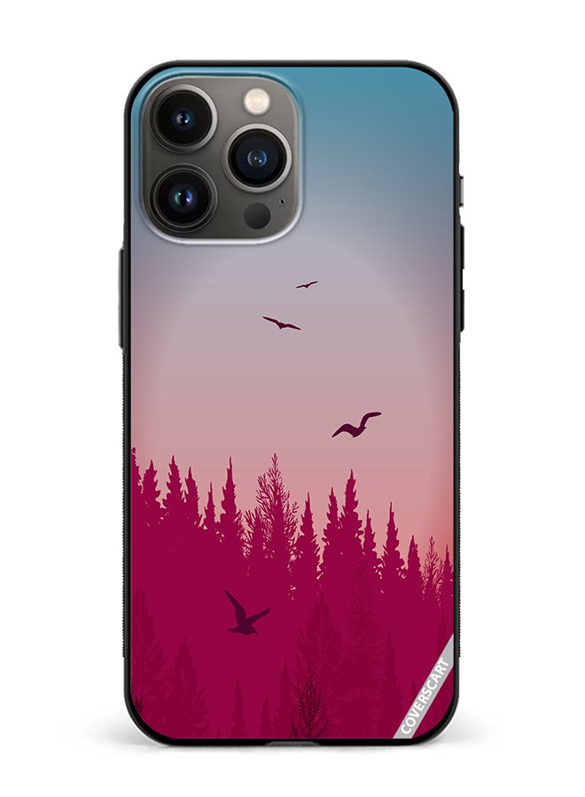 COVERSCART Protective Case Cover For Apple iPhone 13 Pro Nature Design Multicolour