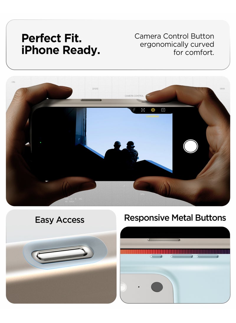 Spigen Silicone Fit MagFit for iPhone 17 Pro MagSafe Case Cover - Stone - Image 4