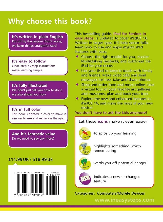 iPad for Seniors in easy steps: Covers all models with iPadOS 16 - Image 2