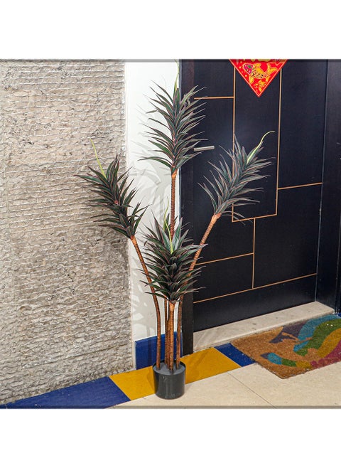YATAI Artificial Yucca Plant About 1.4 Meters High Artificial Yucca Tree With Plastic Pot Plants For Home Decor Indoor – Artificial Tree Outdoor – Fake Plants For Balcony – Artificial Plants Outdoor